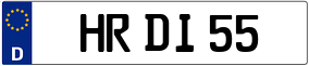 Truck License Plate